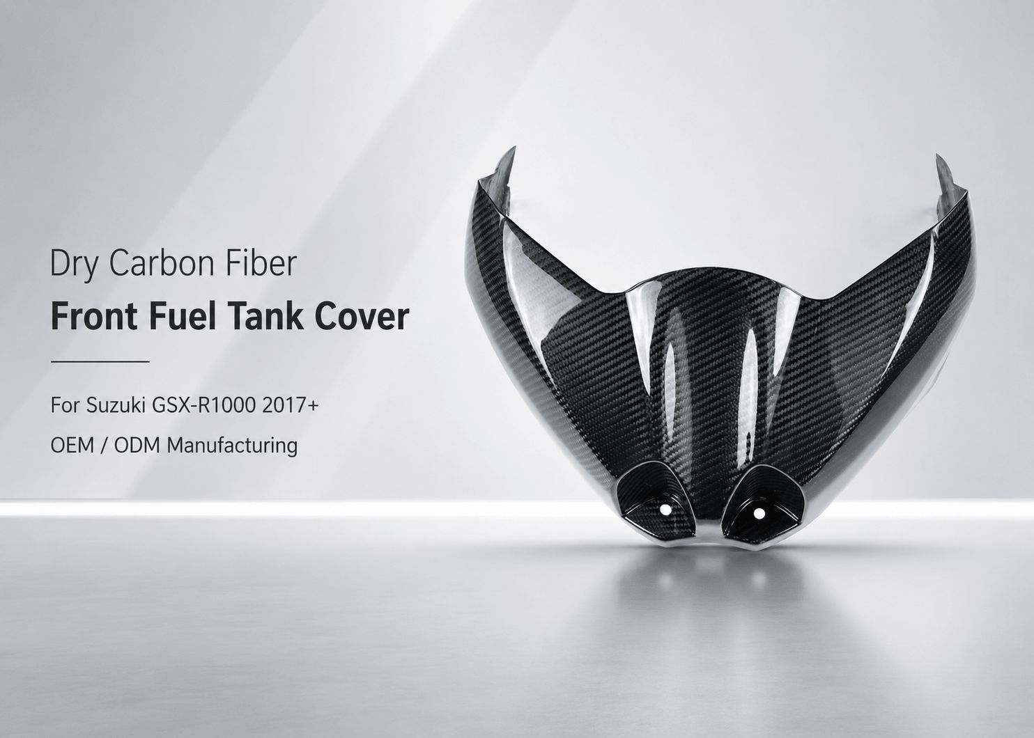 suzuki gsx-r1000 carbon fiber front fuel tank cover 6