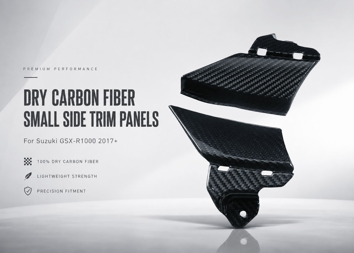 suzuki gsx-r1000 carbon small side trim panels 6