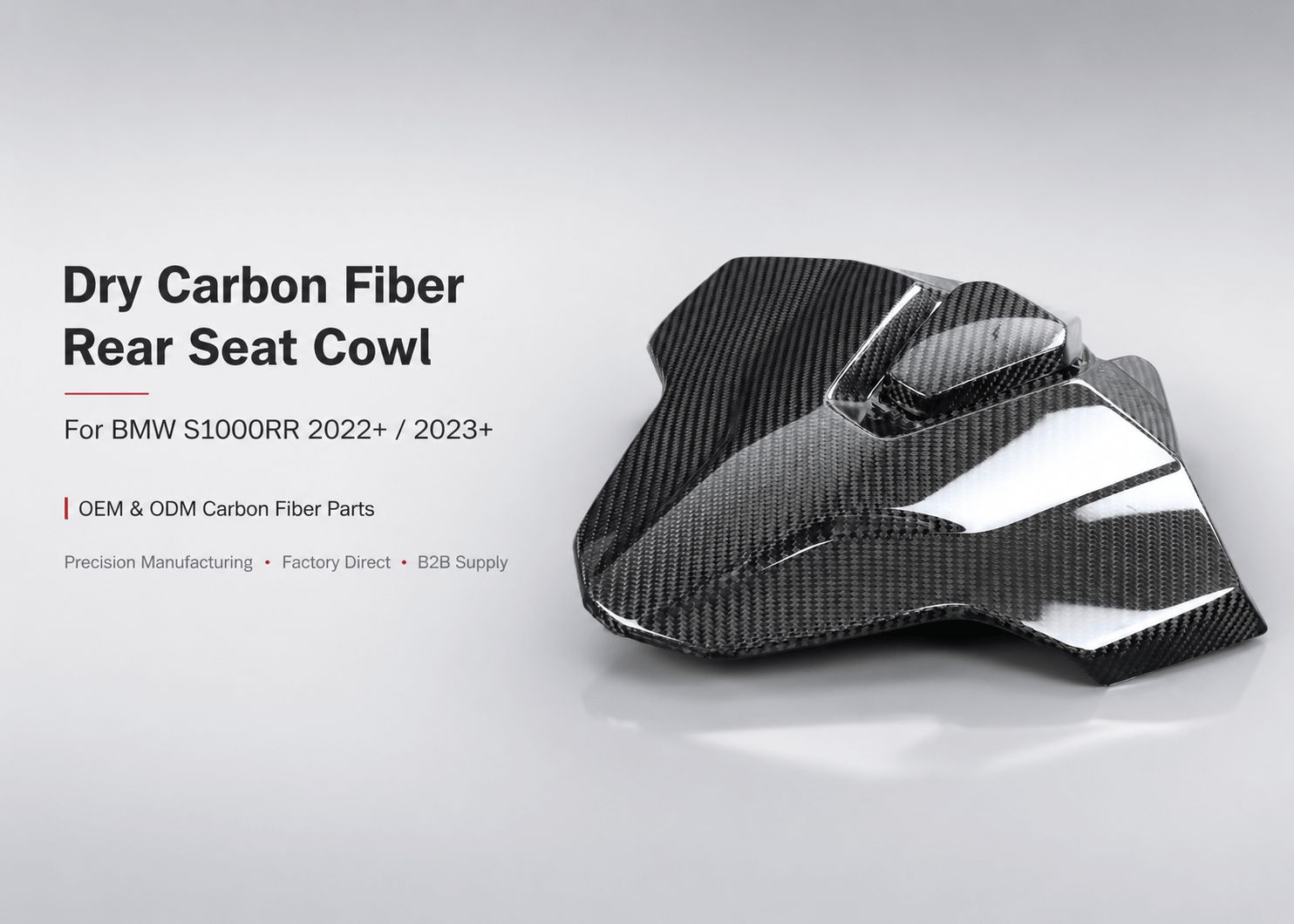 bmw s1000rr carbon fiber rear seat cowl