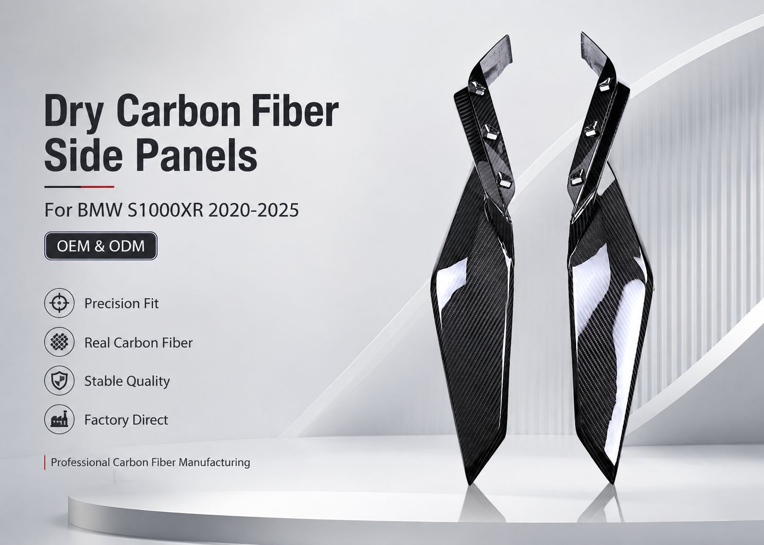 bmw s1000xr 2020 carbon fiber side panels