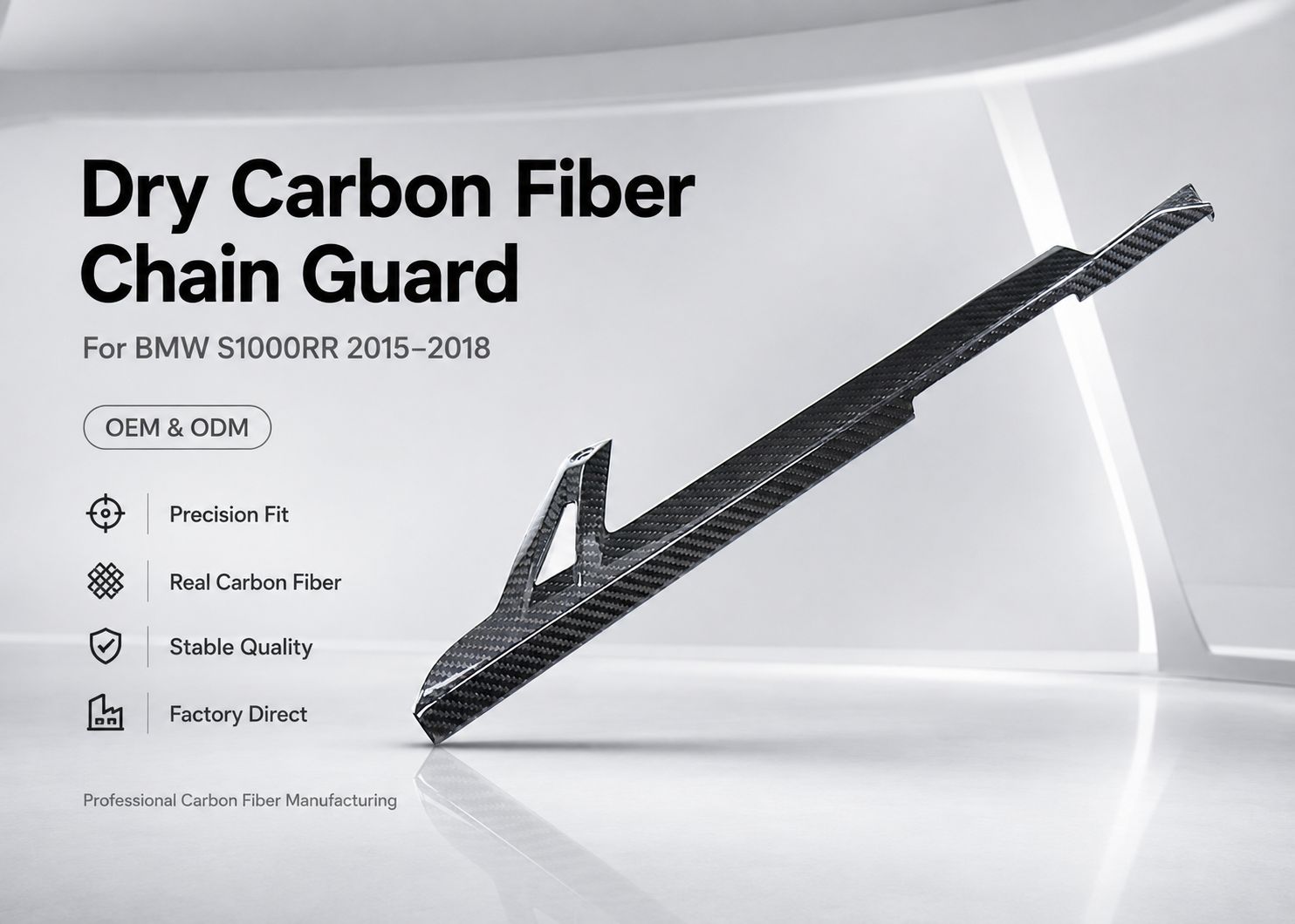 carbon fiber chain guard for 2015 bmw s1000rr