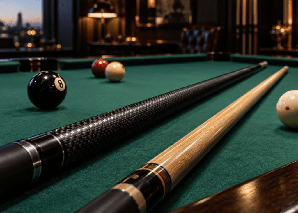 carbon fiber vs wood pool cue