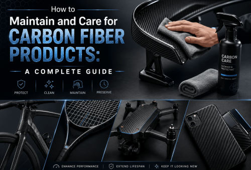 Carbon fiber care and maintenance guide banner