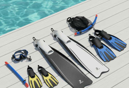 Premium JCSPORTLINE diving fins designed for maximum performance
