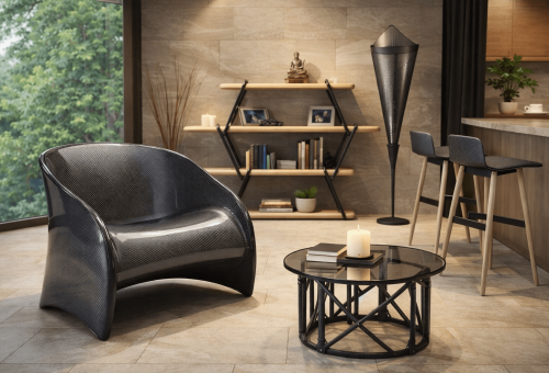 Modern minimalist living room design