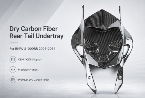 bmw s1000rr carbon fiber rear tail undertray