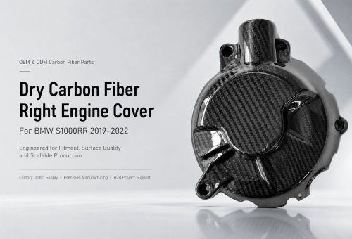 bmw s1000rr carbon fiber right engine cover