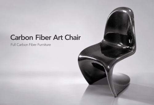 carbon fiber art chair seat