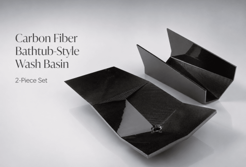 carbon fiber bathtub-style wash basin