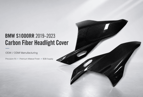 carbon fiber headlight cover for bmw s1000rr 3