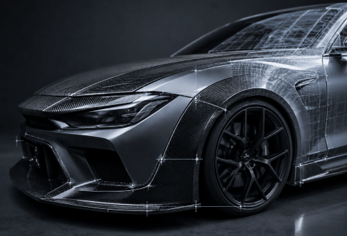 carbon fiber parts fitment banner