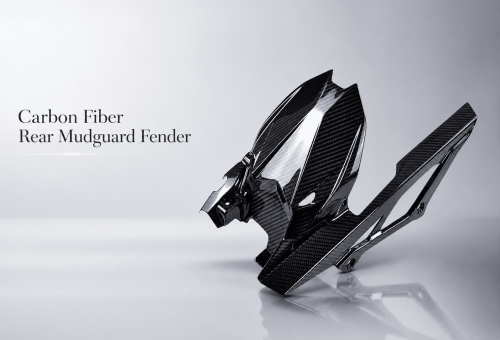 carbon fiber rear mudguard fender for kawasaki