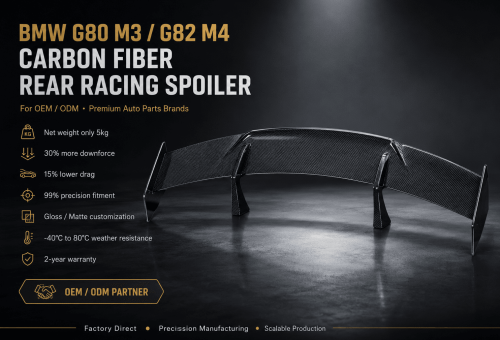 carbon fiber rear racing spoiler for bmw g80 m3-6