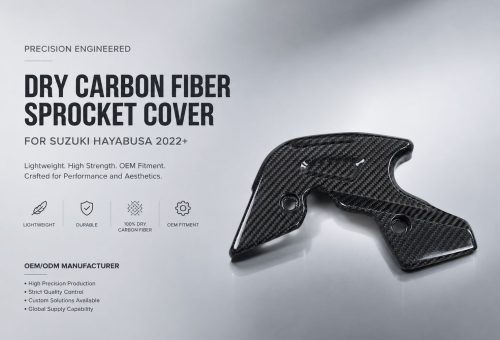 carbon sprocket cover for suzuki hayabusa 5