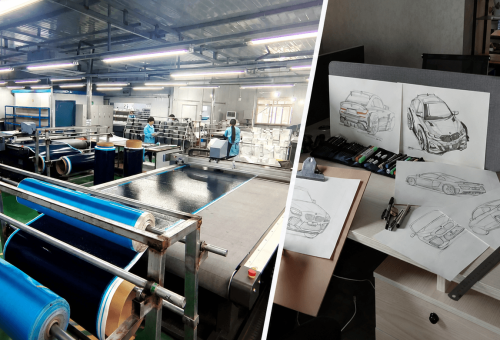 custom carbon fiber manufacturing concept to production