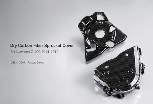 kawasaki z1000 carbon fiber sprocket cover