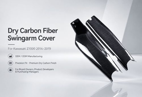 kawasaki z1000 carbon fiber swingarm cover