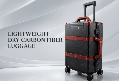 lightweight dry carbon fiber luggage
