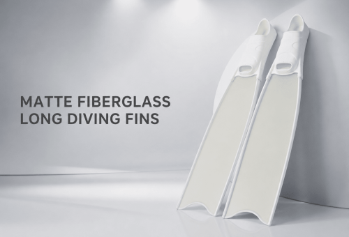 matte fiberglass long diving fins 6