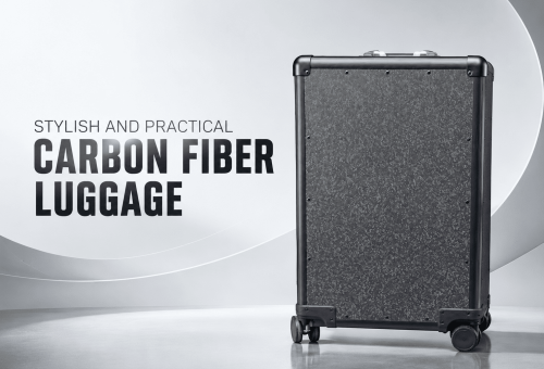 stylish and practical carbon fiber luggage