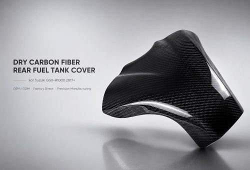 suzuki gsx-r1000 carbon fiber rear fuel tank cover 6