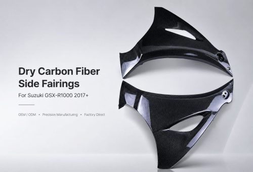 suzuki gsx-r1000 dry carbon fiber side fairings 6